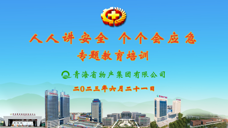 提高安全管理水平 落實(shí)全員安全責(zé)任&mdash;&mdash;集團(tuán)安委會舉辦2023年&ldquo;人人講安全，個(gè)個(gè)會應(yīng)急&rdquo;專題教育培訓(xùn)