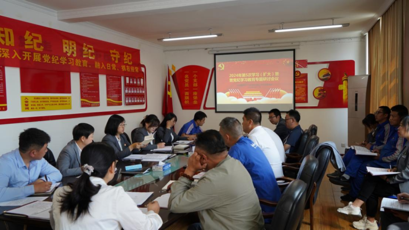 物產(chǎn)汽貿(mào)公司黨支部召開2024年第五次學(xué)習(xí)（擴(kuò)大）會暨&ldquo;知敬畏、存戒懼、守底線&rdquo;專題研討會議