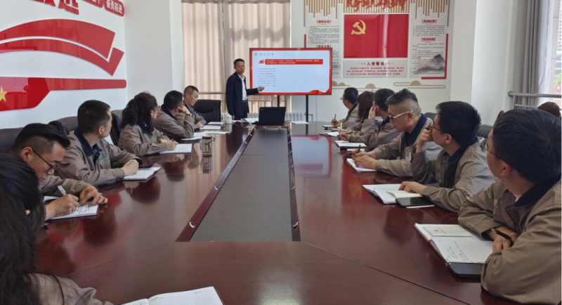 恪守&ldquo;六大紀(jì)律&rdquo; 筑牢思想根基&mdash;&mdash;集團(tuán)黨委委員、紀(jì)委書記赴朝物開投公司黨支部講授專題黨課