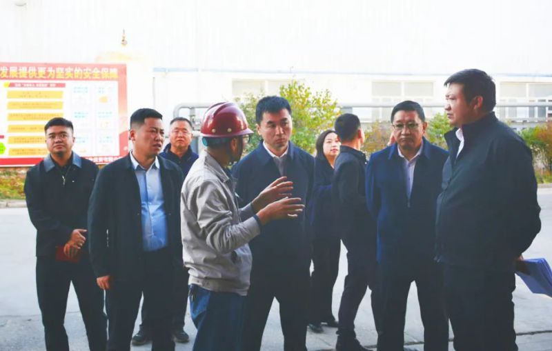 大通縣委副書(shū)記、縣長(zhǎng)馬明旭一行蒞臨工投公司調(diào)研指導(dǎo)