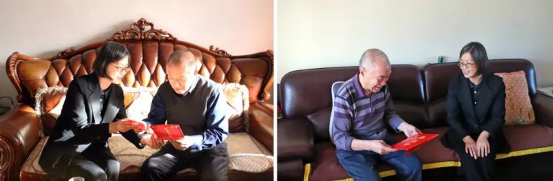 集團(tuán)領(lǐng)導(dǎo)春節(jié)前夕走訪慰問老同志及一線員工