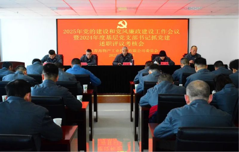 物產(chǎn)工投公司黨委召開2025年黨的建設和黨風廉政建設工作會議暨2024年度基層黨支部書記抓黨建述職評議考核會