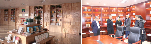 省委常委、省總工會主席馬吉孝同志來我司為全國職工書屋示范點(diǎn)揭牌